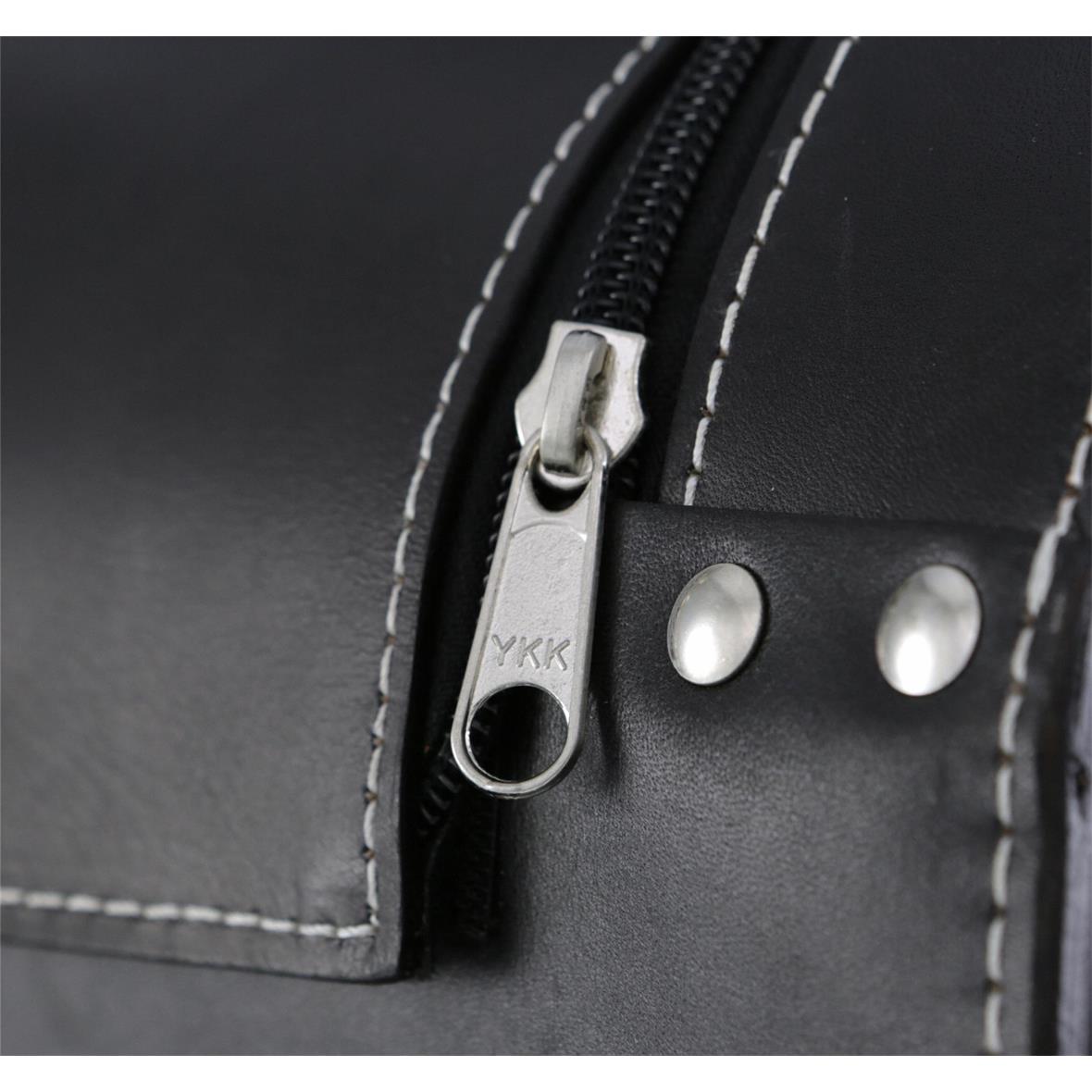 Custodia in pelle "Classic" per Vespa - nera