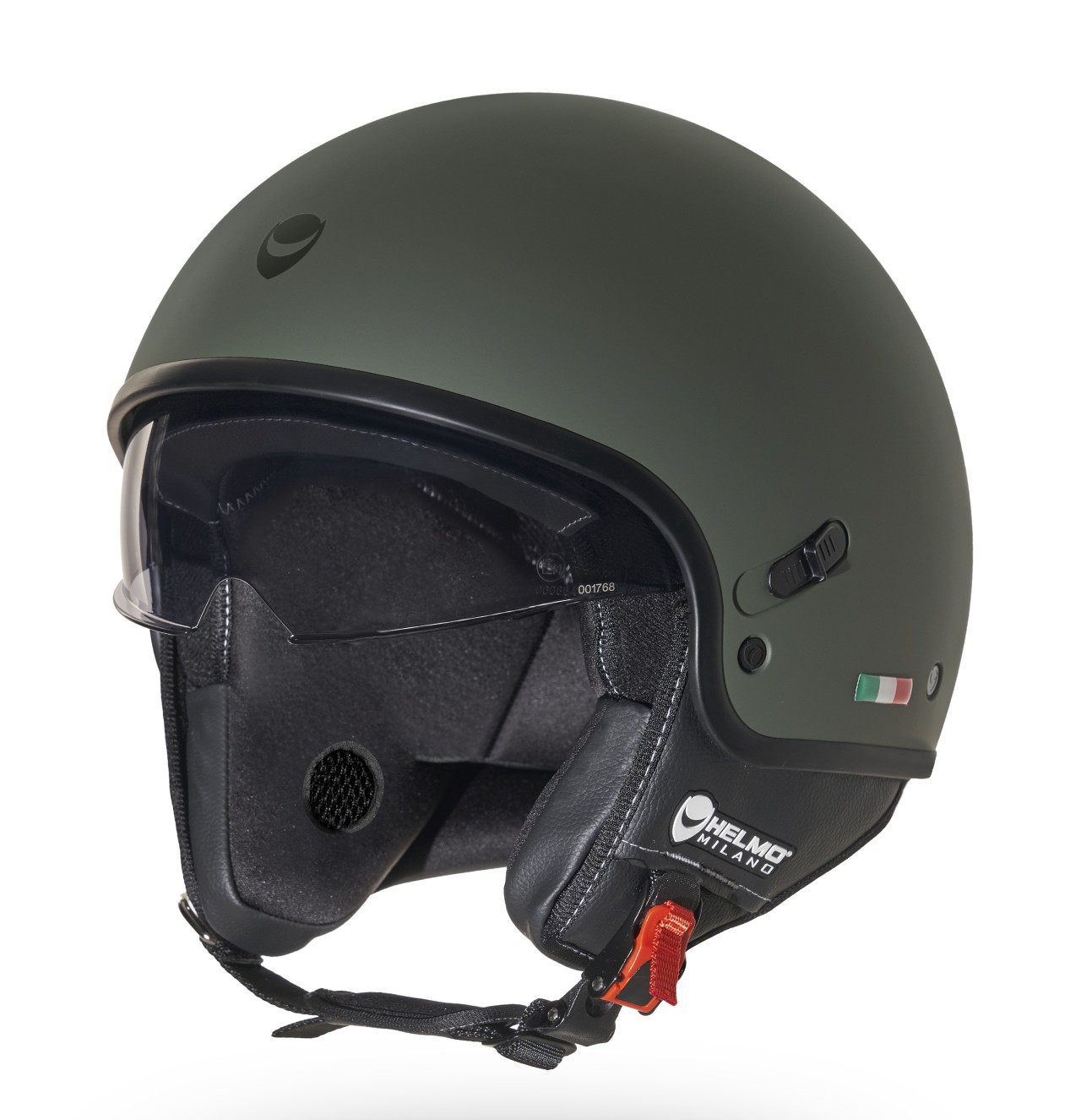 Helmo Milano Demi Jet Puro Slider verde opaco