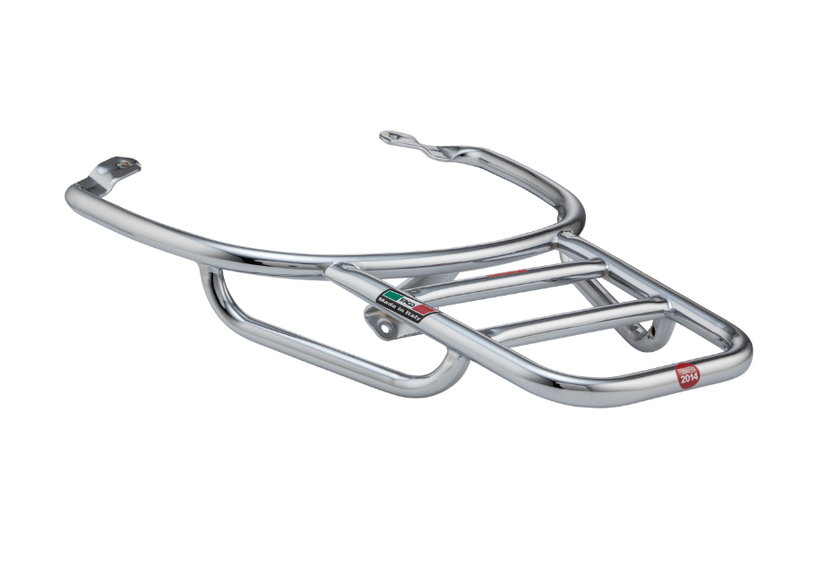 Portapacchi posteriore per Vespa Primavera /Sprint /Elettrica 50-150ccm, cromato