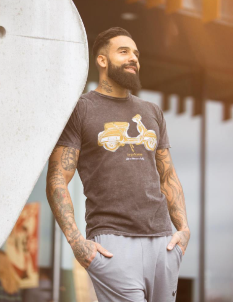 T-Shirt "Life is better on a Rally", nera stone washed