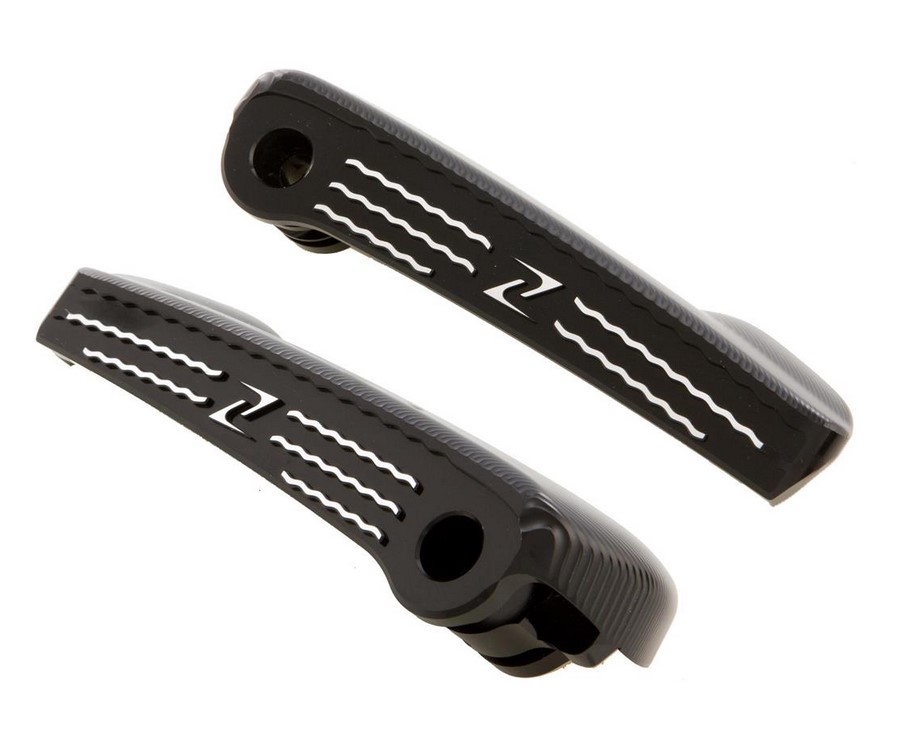 Poggiapiedi, destro e sinistro per Vespa GTS/​GTS Super/​GTV/​GT 60/​GT/​GT L 125-300ccm, nero