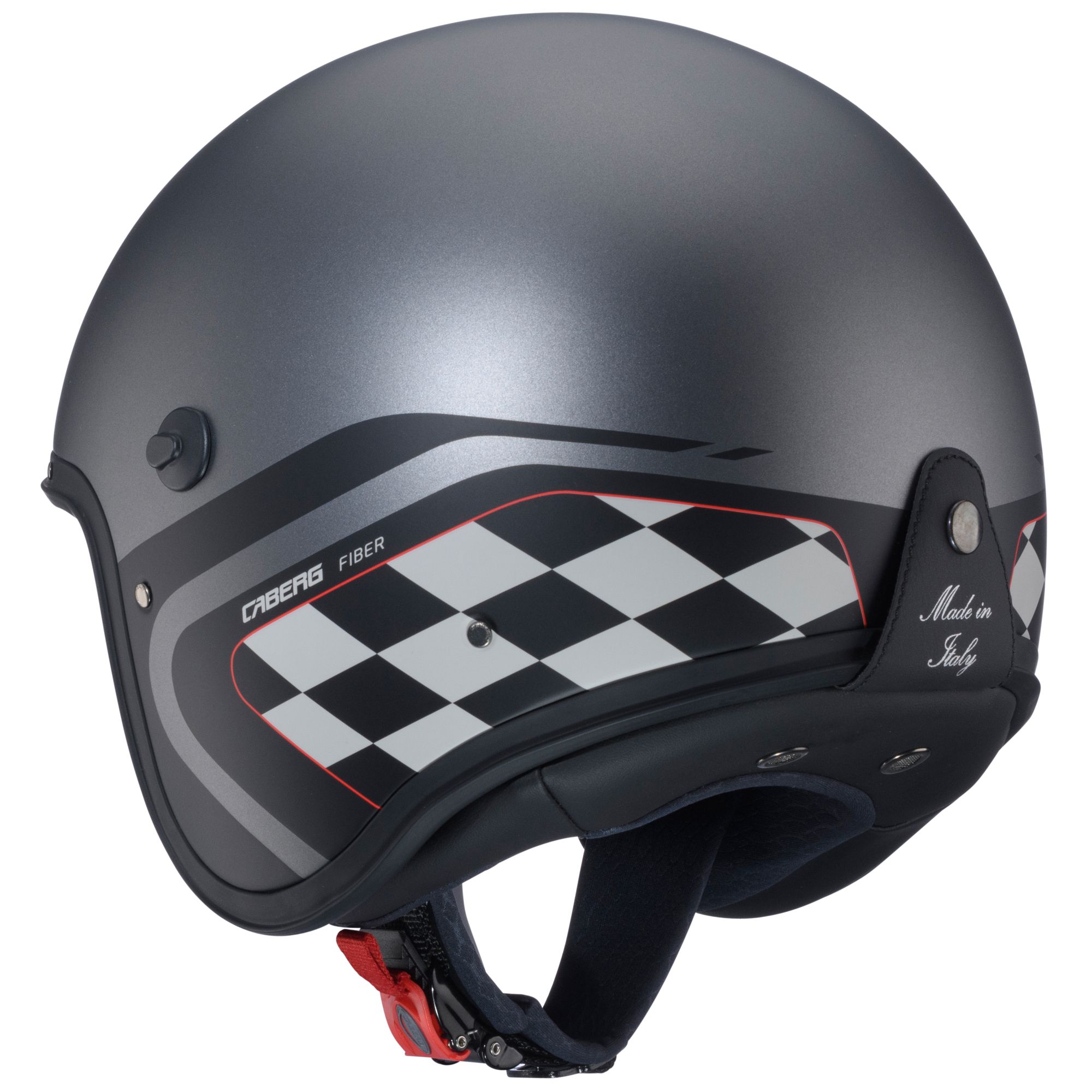 Caberg casco Freeride X Daytona opaco-fucile metallizzato/nero-bianco