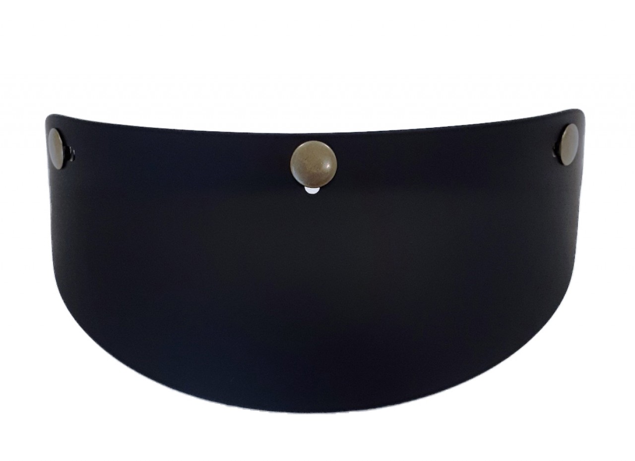 Visiera Helmo Milano per casco Audace, nero opaco