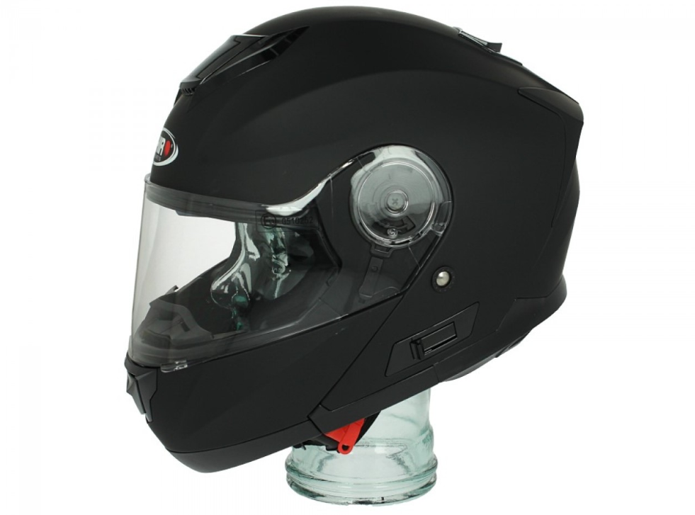 Casco Shiro flip-up, SH507, nero opaco
