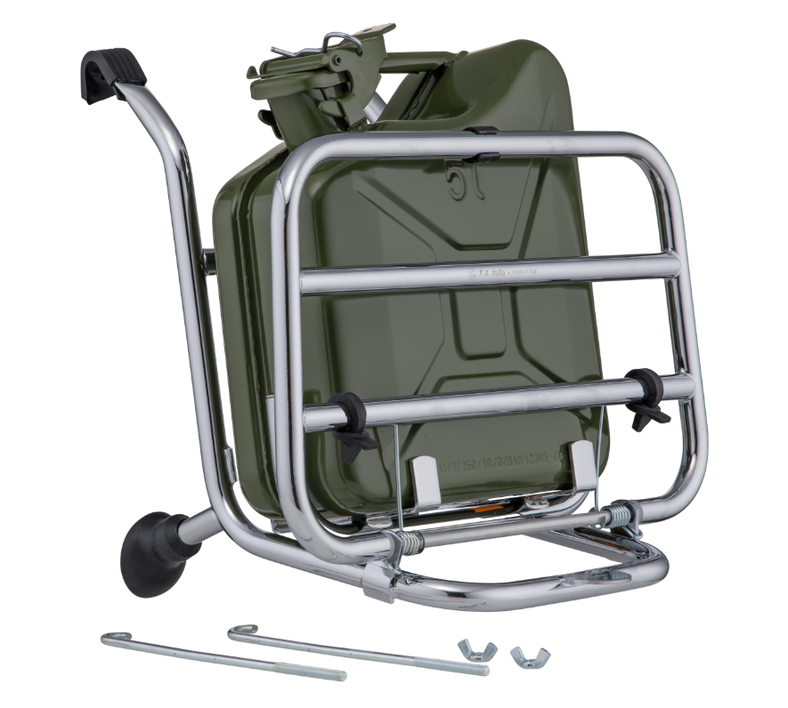 Portapacchi anteriore per Vespa PX 80-200cc, pieghevole, cromato