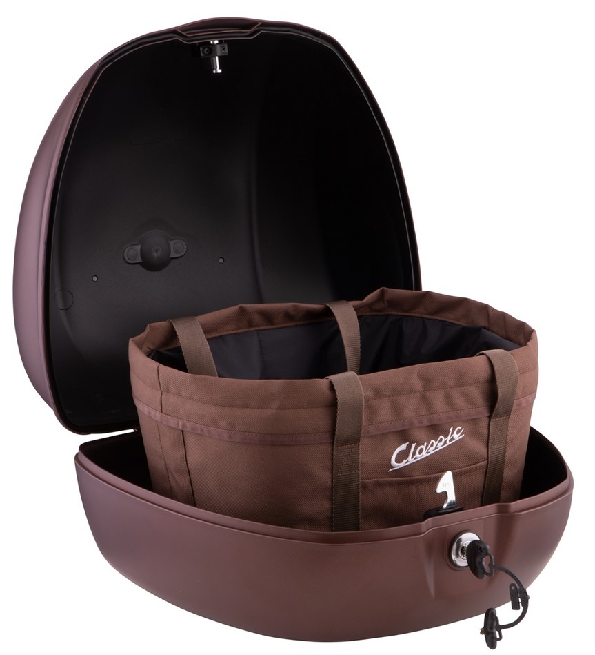 Borsa interna classica per Vespa per bauletto, marrone