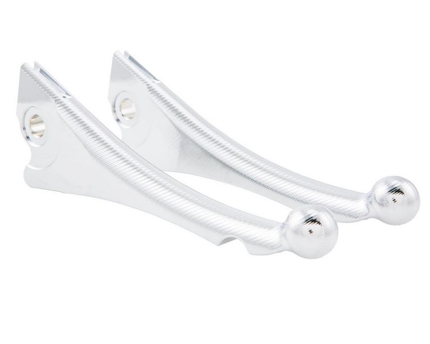 Set leva freno sport ZELIONI Shorty 3D per Vespa, destra e sinistra, cromata