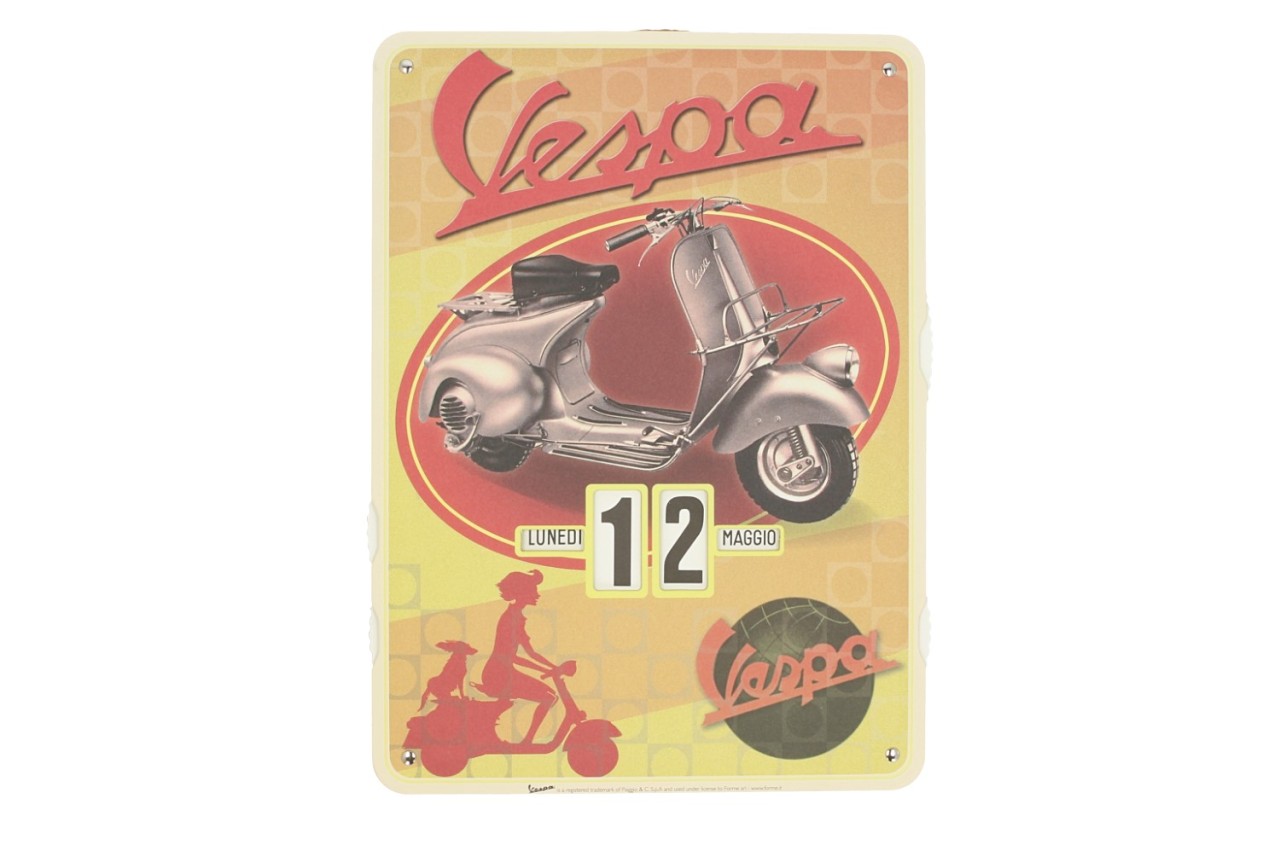 Calendario infinito della Vespa
