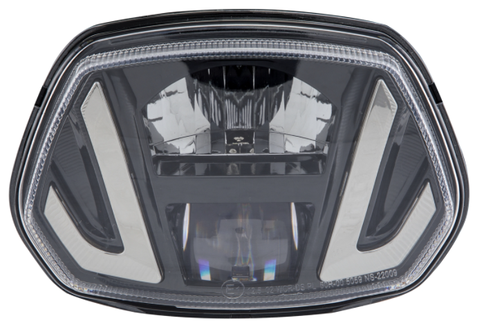 Faro anteriore LED "Black Edition" per Vespa Sprint 50-150ccm 2T/​4T ('13-'18)