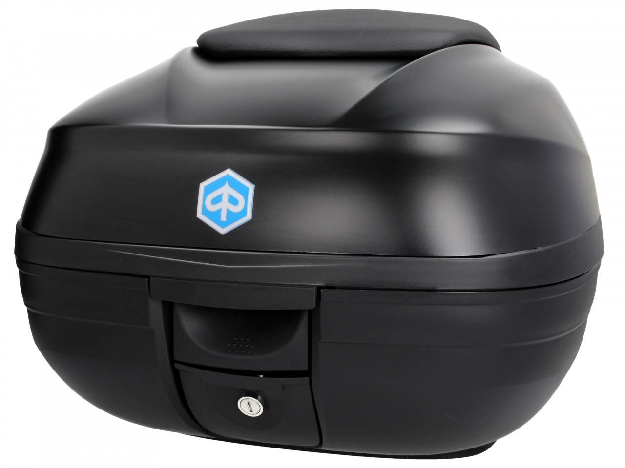 Top Case, 37 l, (NO_black matt 93/B) incl. cuscino posteriore per Piaggio MP3 500 Sport Advance HPE