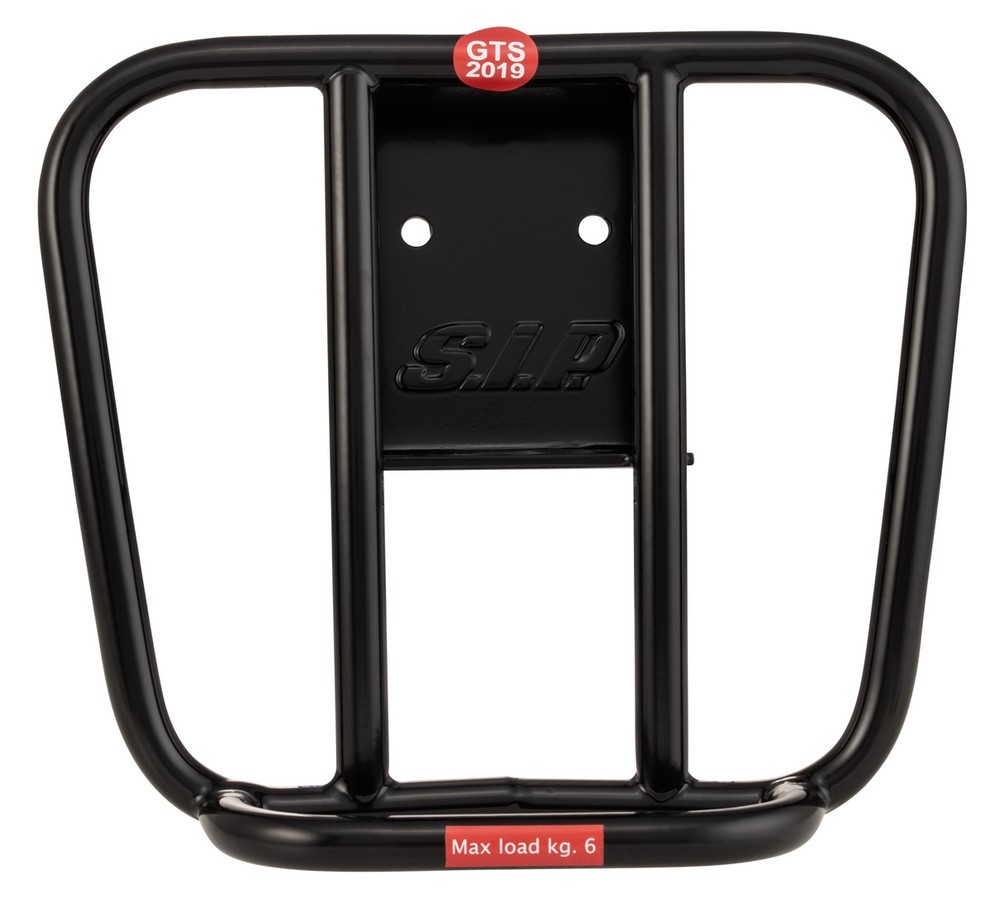 Portapacchi posteriore anni '70 per Vespa GTS /​ GTS Super HPE 125-300 ('19-), nero lucido