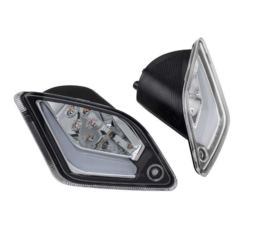 Kit indicatori di direzione anteriori e posteriori per Vespa GTS/GTS Super/GTV 125-300cc, trasparente