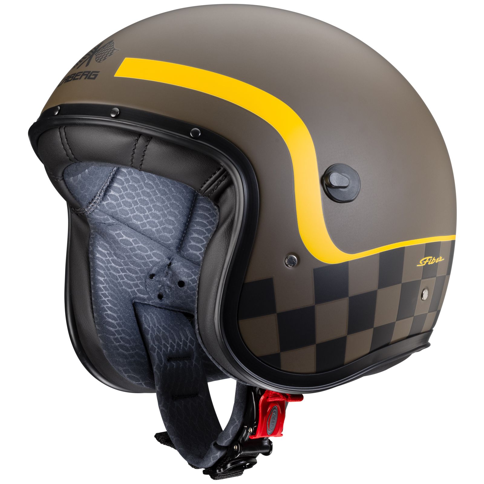 Casco Caberg Freeride Formula, marrone opaco/giallo senape