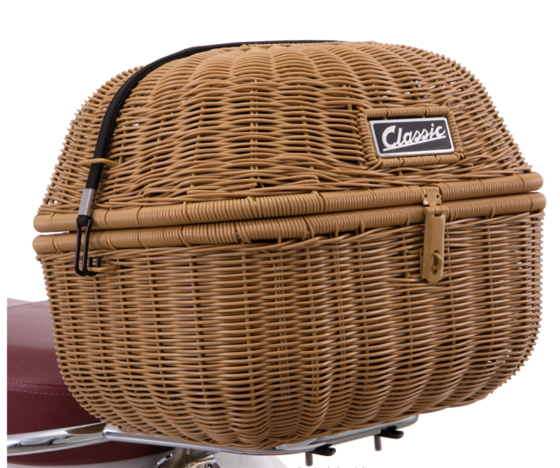 Portapacchi classico per Vespa, marrone