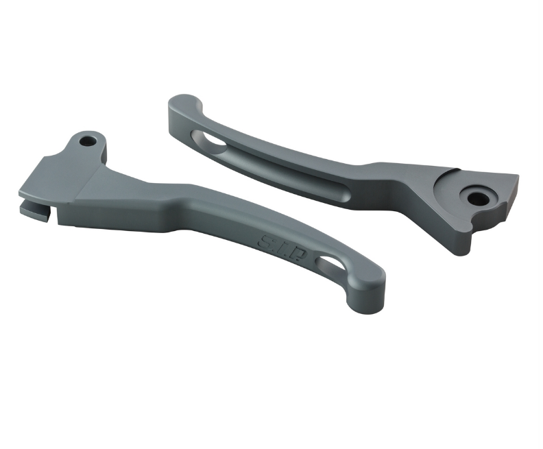 Set di leve sportive per Vespa LX /LXV /S /Primavera /Sprint 50-150cc, grigio opaco