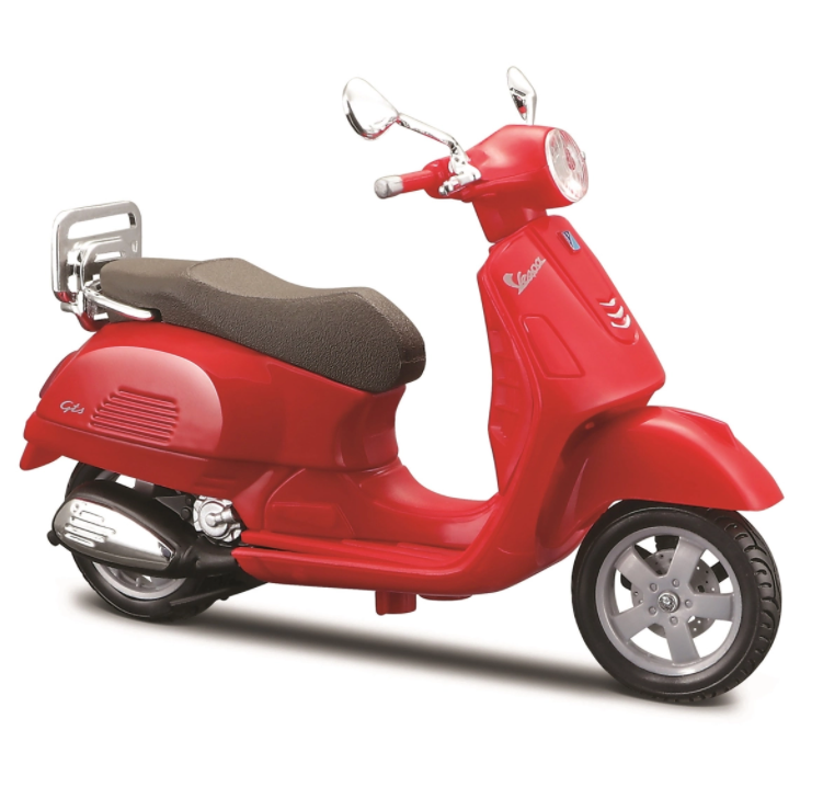 Modello Vespa GTS 300, rosso