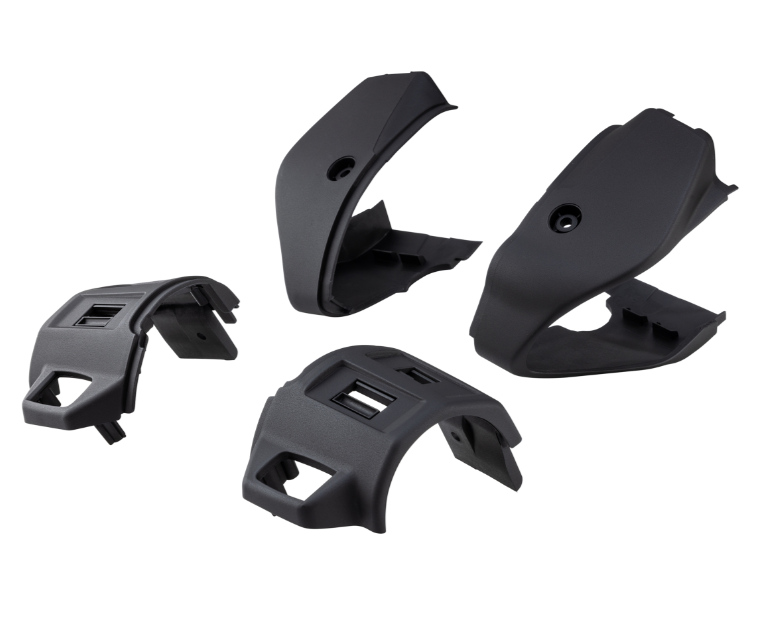 Coperchio dell'interruttore, destro e sinistro per Vepsa Primavera/Sprint/Elettrica, nero opaco