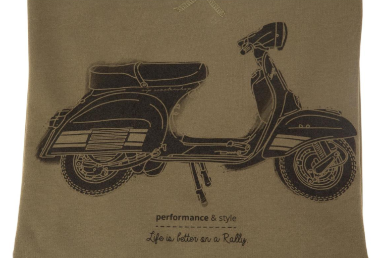 Felpa "Life is better on a Rally", grigia