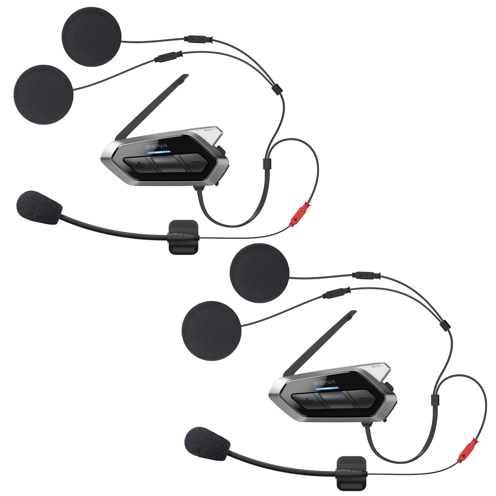 SENA 50R Doppelset - Sound by Harman Kardon - Sistema di comunicazione Bluetooth per motociclette