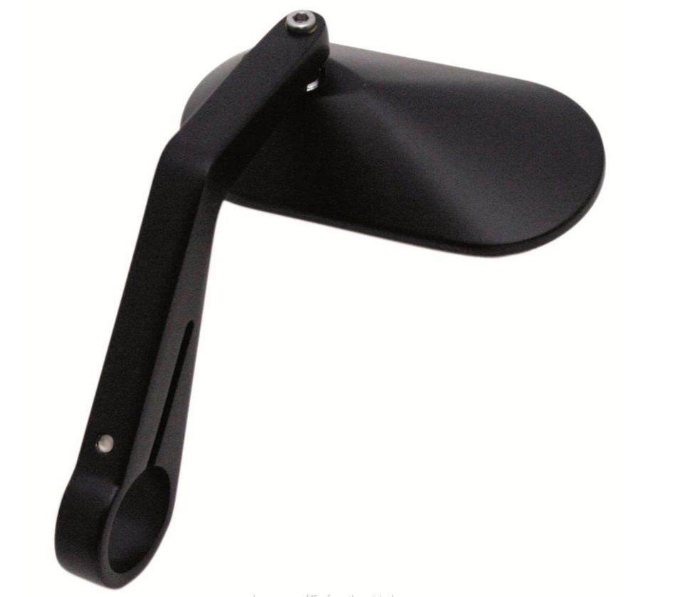 Specchietto terminale manubrio AGILA per Vespa sinistro o destro, nero