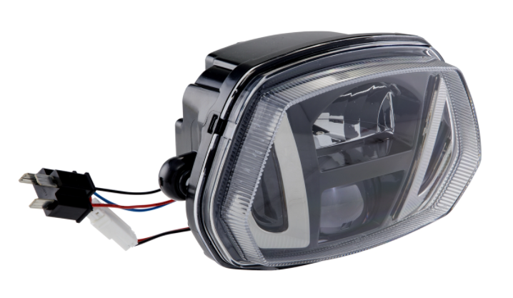 Faro anteriore LED "Black Edition" per Vespa Sprint 50-150ccm 2T/​4T ('13-'18)